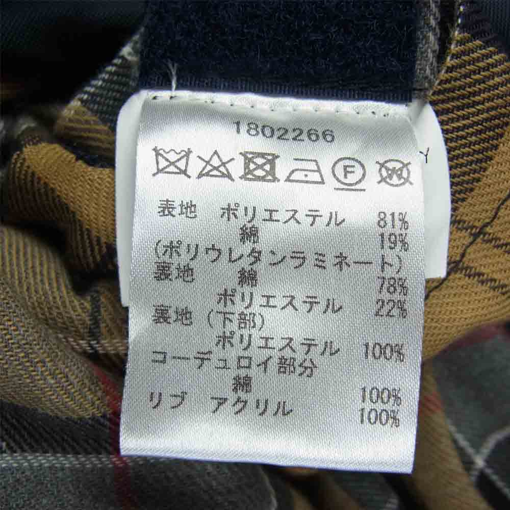 Barbour バブアー 1802266 NEW BURGHLEY JACKET ニューバーレー ジャケット ネイビー系 34【中古】