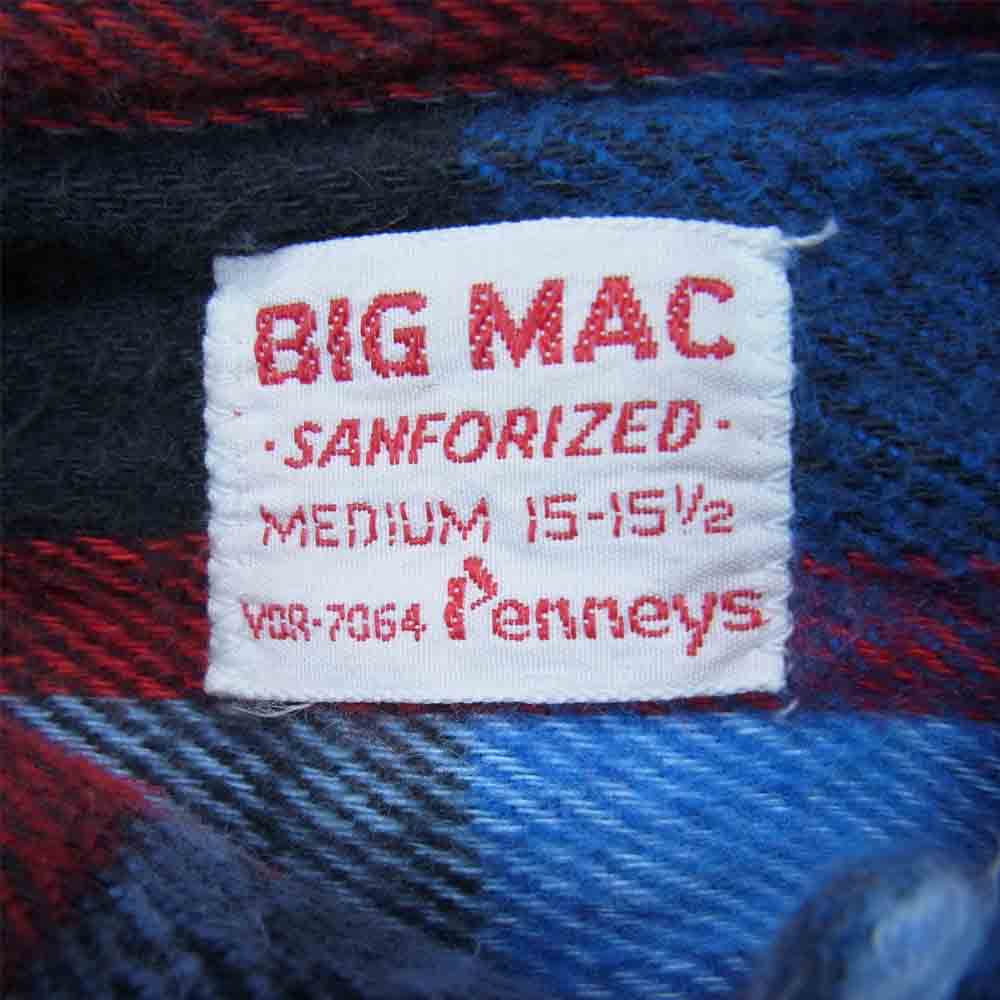 古着☆ビッグマック BIG MAC☆ペニーズ☆1960年代☆単色 刺繍 古着☆ビッグマック BIG MAC☆ペニーズ☆1960年代☆単色 刺繍