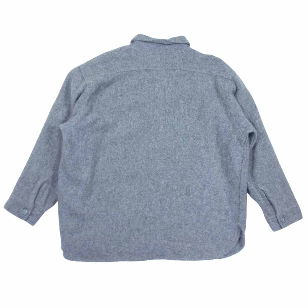 ヴィンテージ 60s ウール プルオーバー 長袖 シャツ ニット グレー系 34【中古】