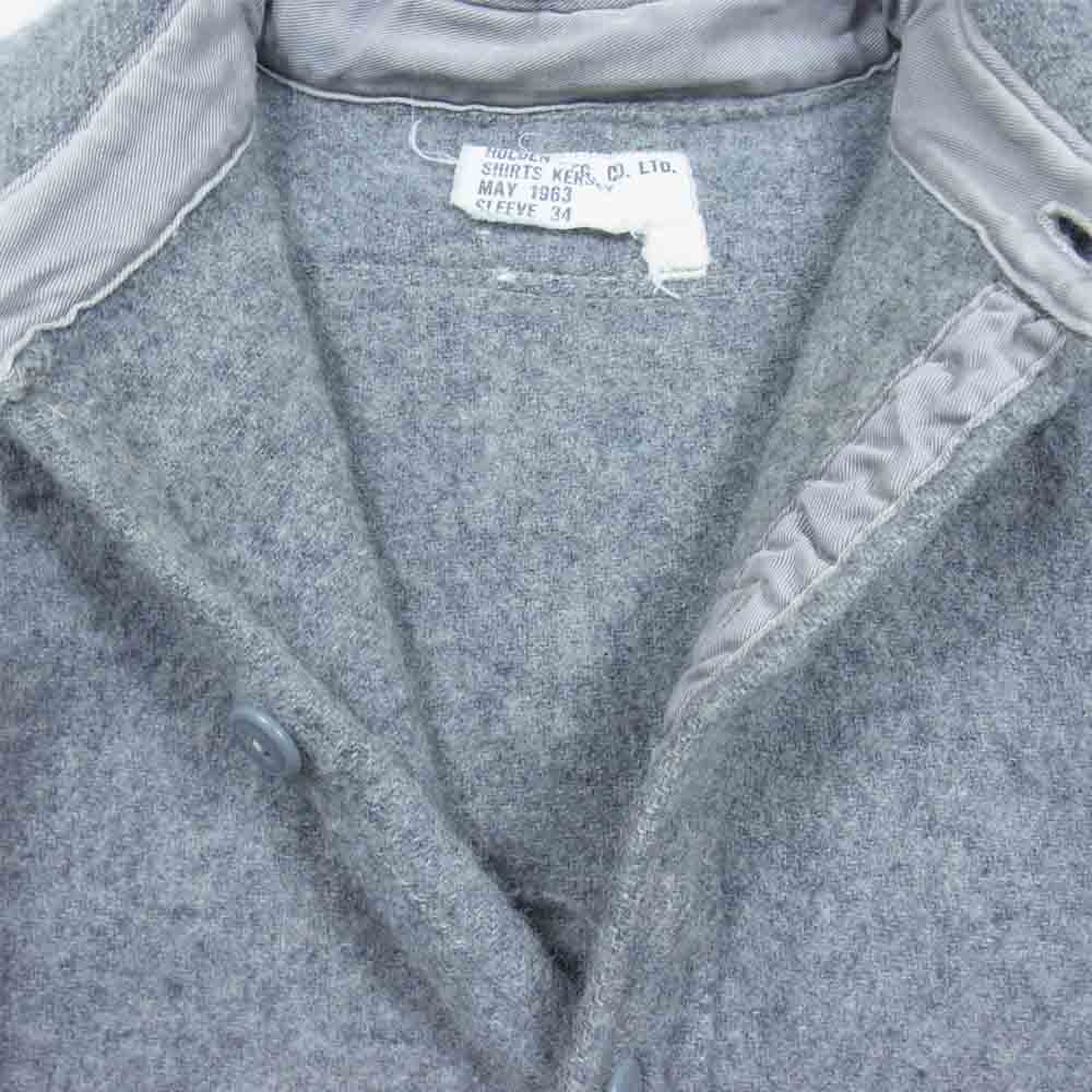 ヴィンテージ 60s ウール プルオーバー 長袖 シャツ ニット グレー系 34【中古】