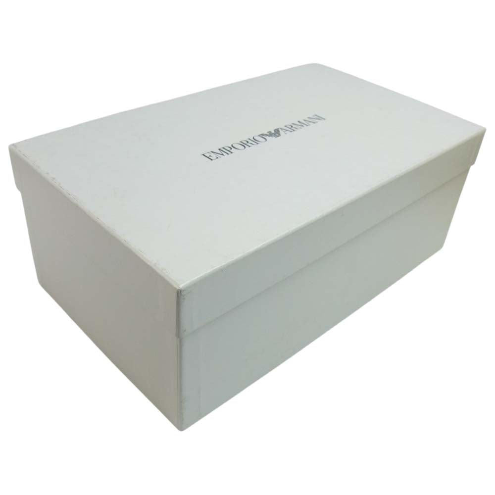 Emporio Armani エンポリオ・アルマーニ X4C509 ウィングチップ シューズ ブラック系 7.5【中古】