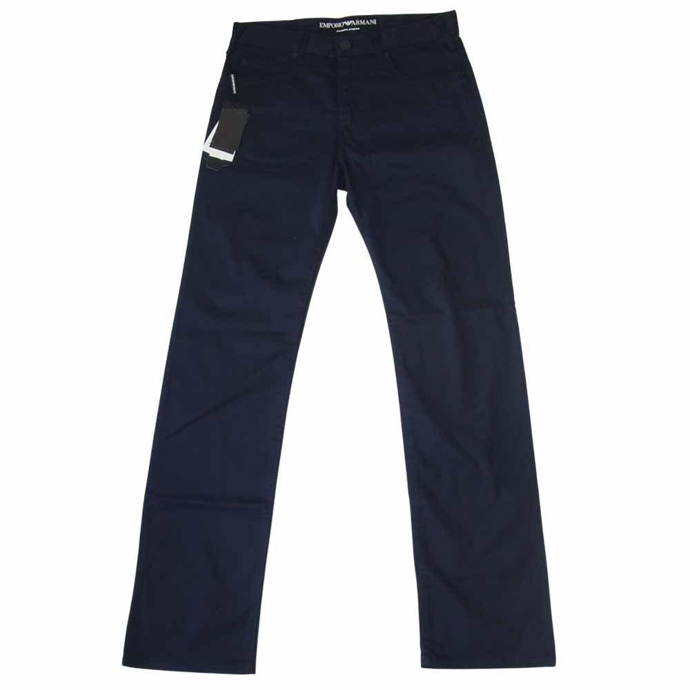Emporio Armani エンポリオ・アルマーニ 3Y1J31 未使用 訳有 5 POCKETS PANT 5 ポケット パンツ ネイビー系 29【中古】