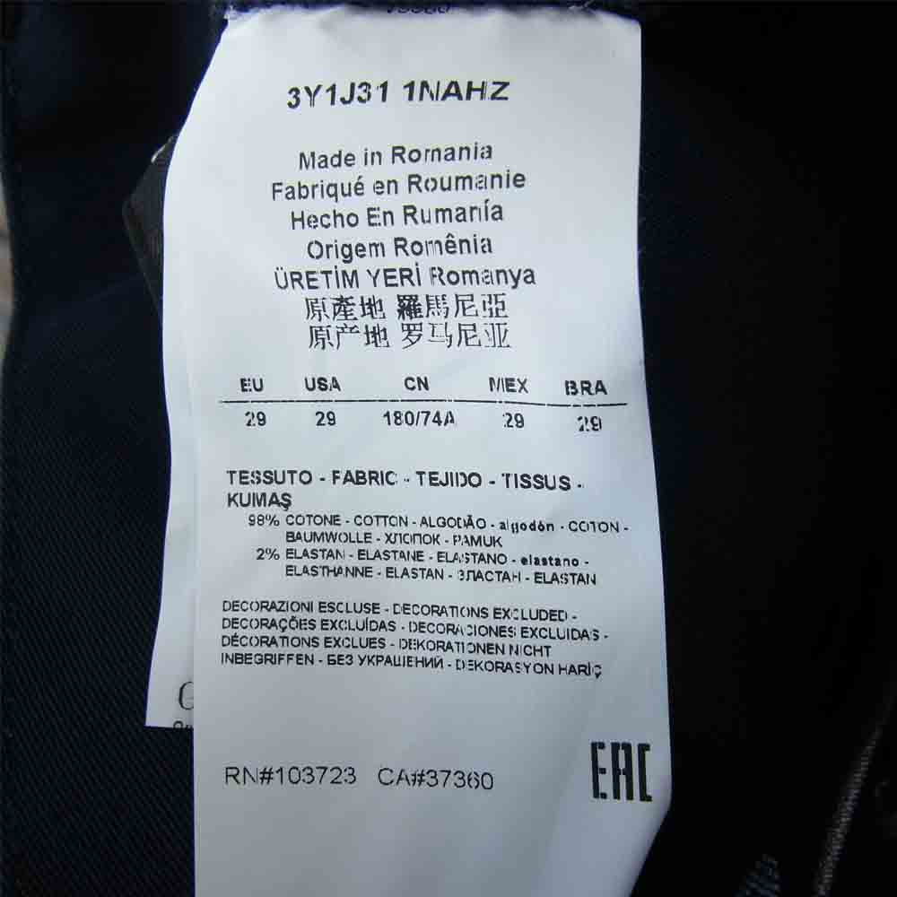 Emporio Armani エンポリオ・アルマーニ 3Y1J31 未使用 訳有 5 POCKETS PANT 5 ポケット パンツ ネイビー系 29【中古】