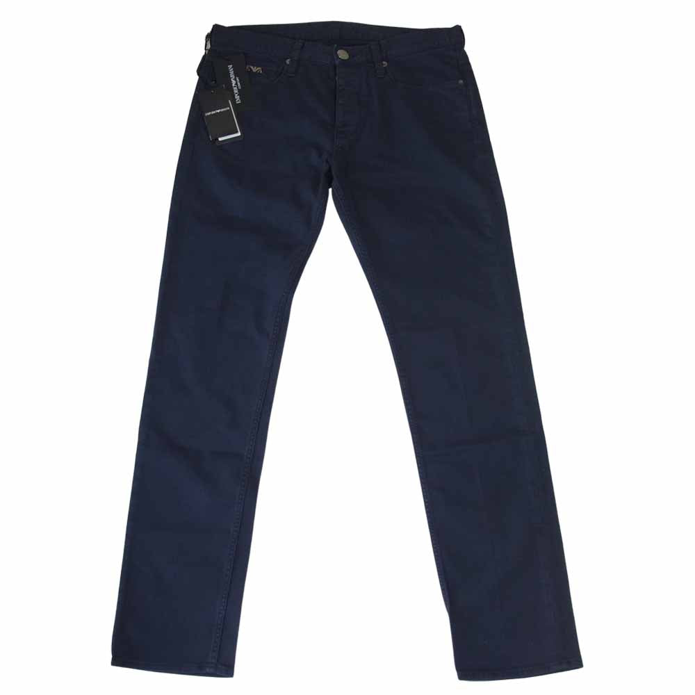 Emporio Armani エンポリオ・アルマーニ 3Y1J75 未使用 訳有 5 POCKETS PANT 5 ポケット パンツ ネイビー系 29【中古】