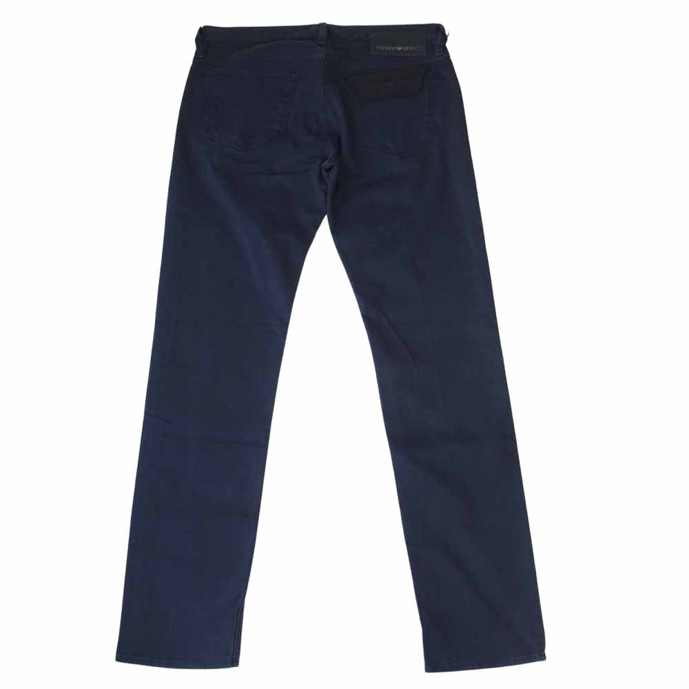 Emporio Armani エンポリオ・アルマーニ 3Y1J75 未使用 訳有 5 POCKETS PANT 5 ポケット パンツ ネイビー系 29【中古】