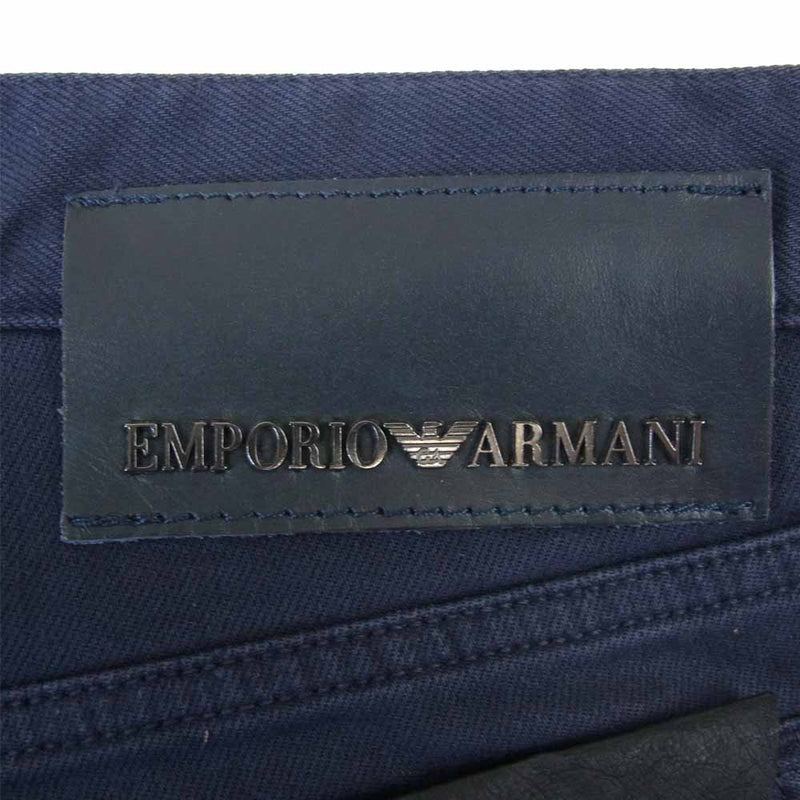 Emporio Armani エンポリオ・アルマーニ 3Y1J75 未使用 訳有 5 POCKETS PANT 5 ポケット パンツ ネイビー系 29【中古】