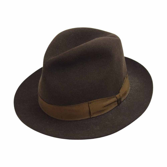 ボルサリーノ イタリア製 ハット ブラウン ブラウン系【中古】