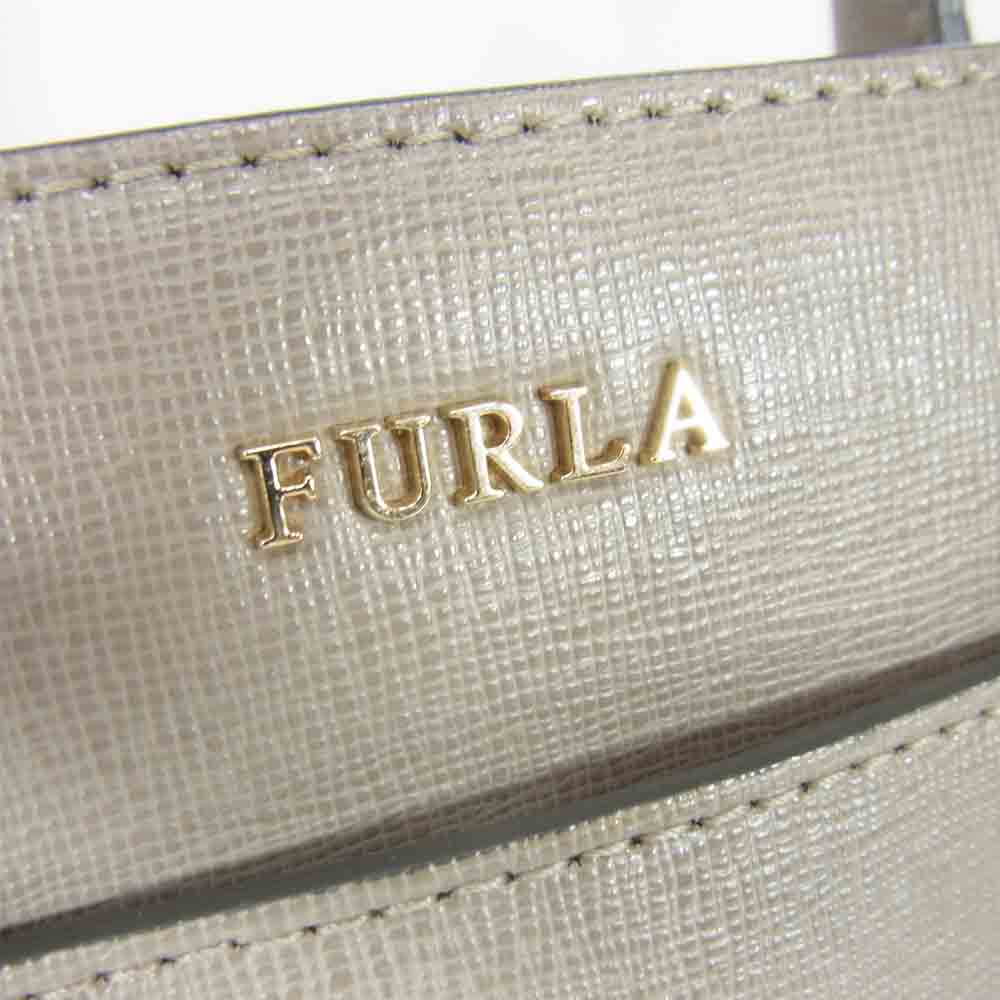 Furla フルラ 2WAY ショルダー ハンド バッグ グレー系【中古】
