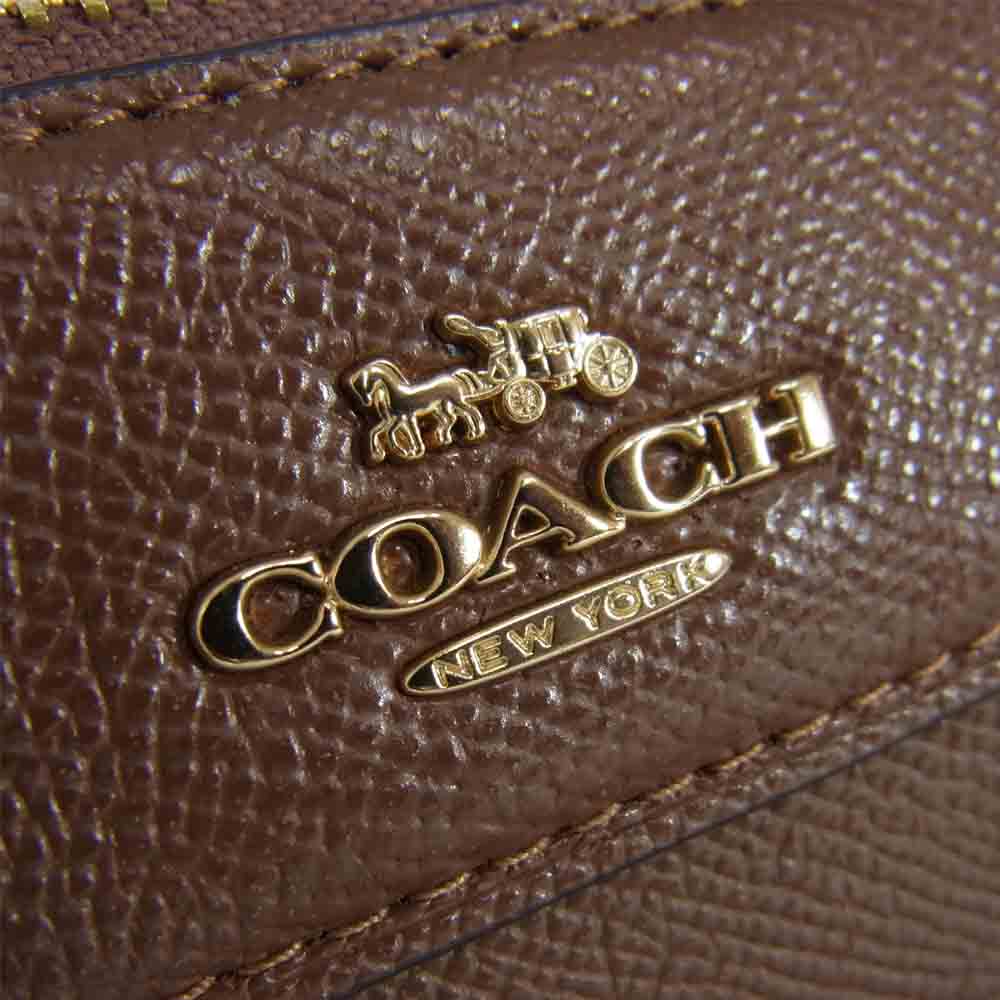 COACH コーチ 2WAY ショルダー ハンド バッグ ブラウン系【中古】