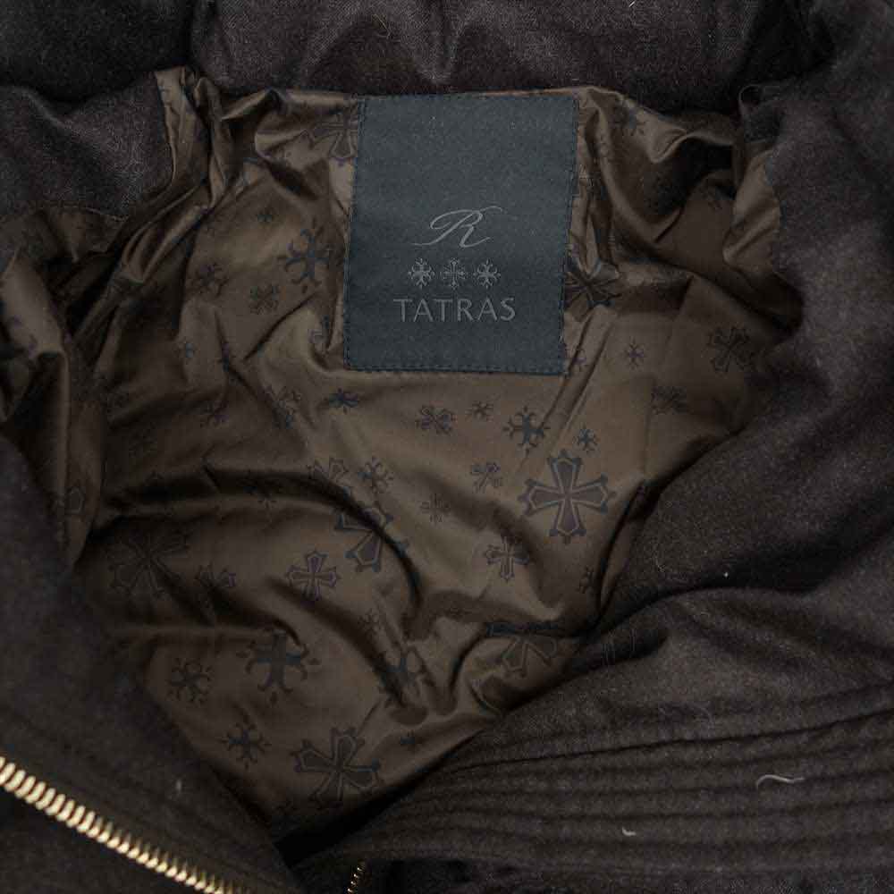 TATRAS タトラス LTA20A4581 CIMA ファー付き Rライン ダウン コート チャコールグレー系 02(M)【中古】
