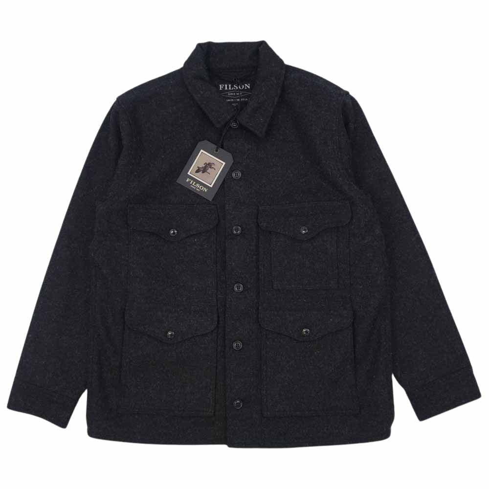 FILSON フィルソン 10043 Mackinaw Cruiser マッキーノ クルーザー ウール ジャケット ブラック系 M【新古品】【未使用】【中古】