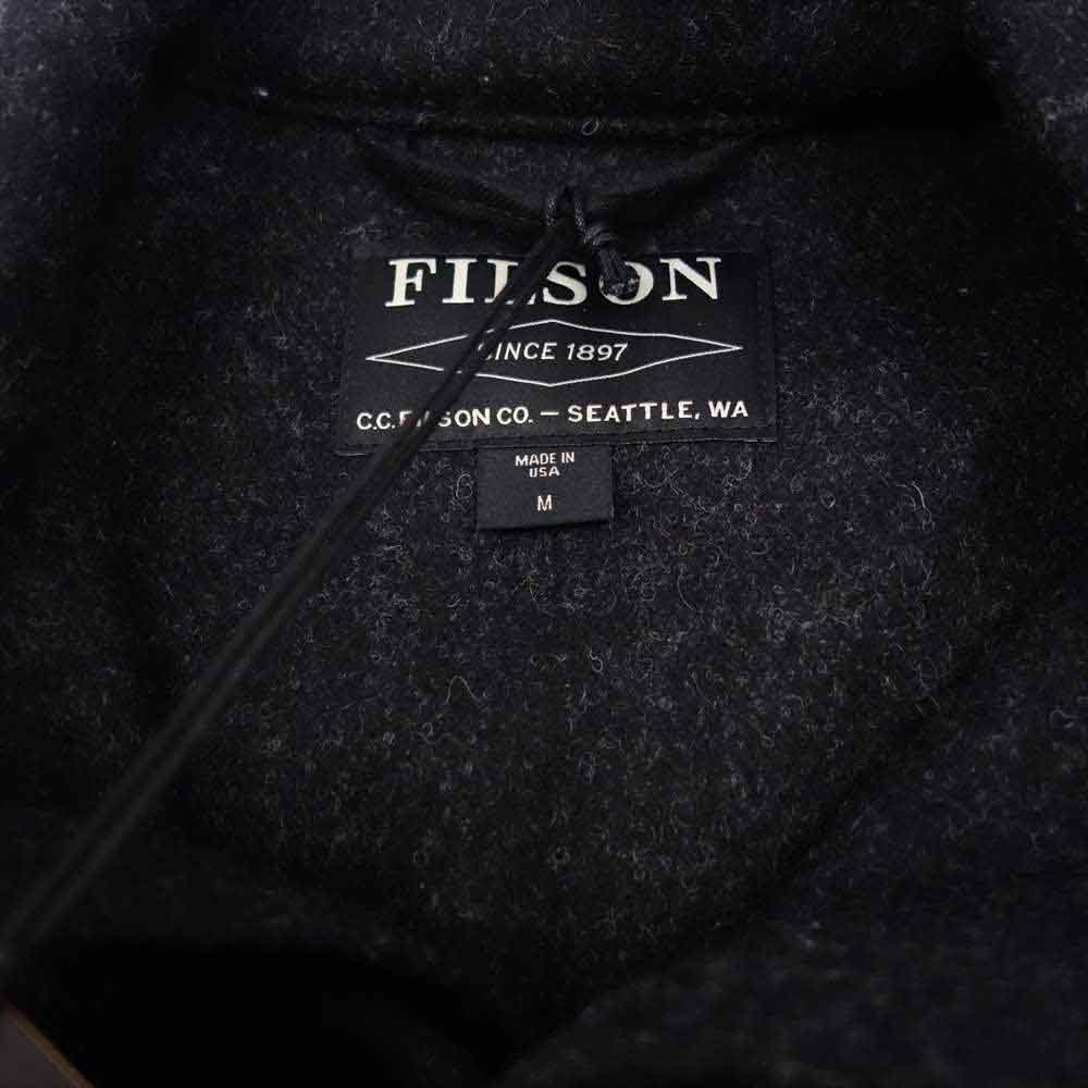 FILSON フィルソン 10043 Mackinaw Cruiser マッキーノ クルーザー ウール ジャケット ブラック系 M【新古品】【未使用】【中古】