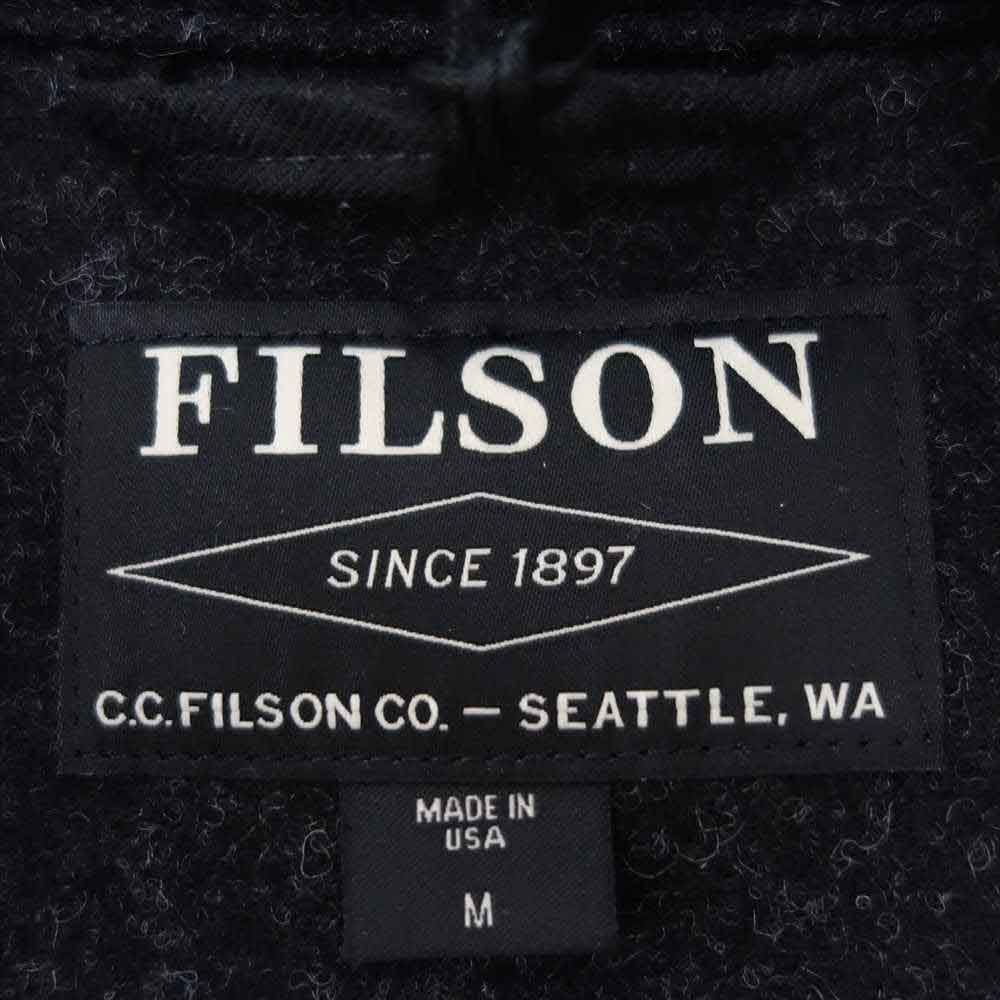 FILSON フィルソン 10043 Mackinaw Cruiser マッキーノ クルーザー ウール ジャケット ブラック系 M【新古品】【未使用】【中古】