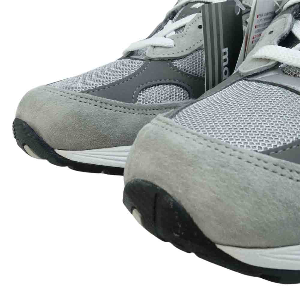 NEW BALANCE ニューバランス M992GR USA製 ローカット スニーカー グレー系 28cm【新古品】【未使用】【中古】