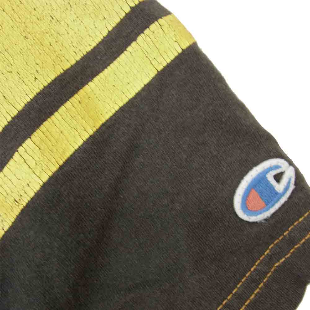 Champion チャンピオン ランタグ 復刻 フットボール Tシャツ グレー系 XL【中古】
