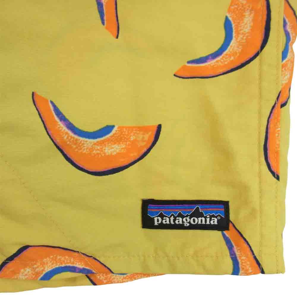 patagonia パタゴニア 20SS 57021 BAGGIES SHORTS 総柄 バギーズ ショーツ イエロー系 M【中古】