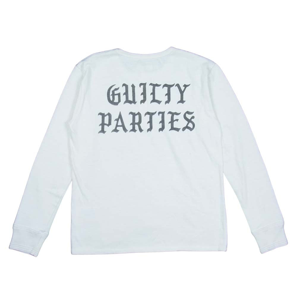 WACKO MARIA ワコマリア 14AW-INR-17 ヘンリーネック カットソー 長袖 Tシャツ ホワイト系 M【中古】