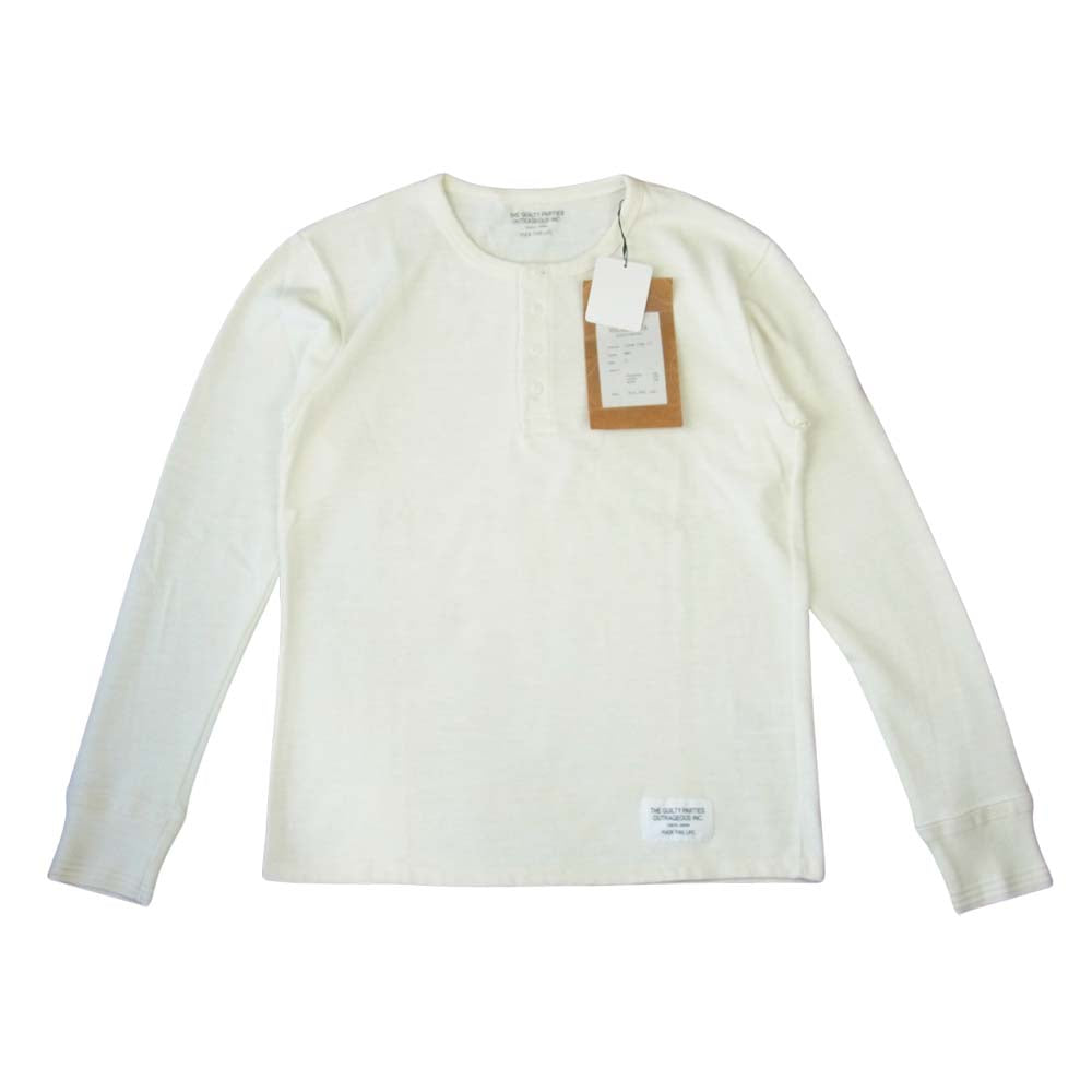 WACKO MARIA ワコマリア 14AW-INR-17 ヘンリーネック カットソー Tシャツ ホワイト系 S【極上美品】【中古】