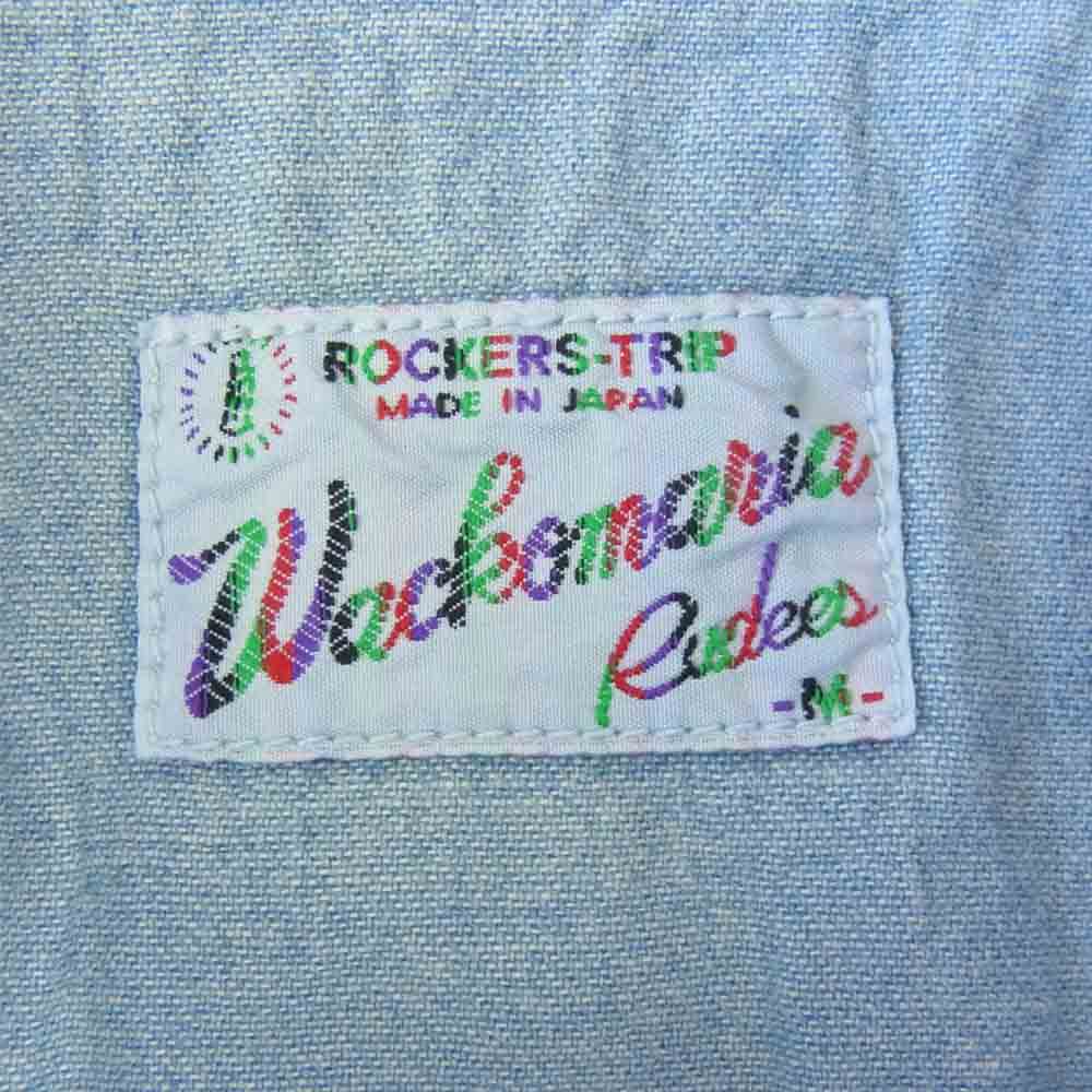 WACKO MARIA ワコマリア WMR-IST-DEN-01 スター デニム ウエスタン シャツ インディゴブルー系 M【美品】【中古】
