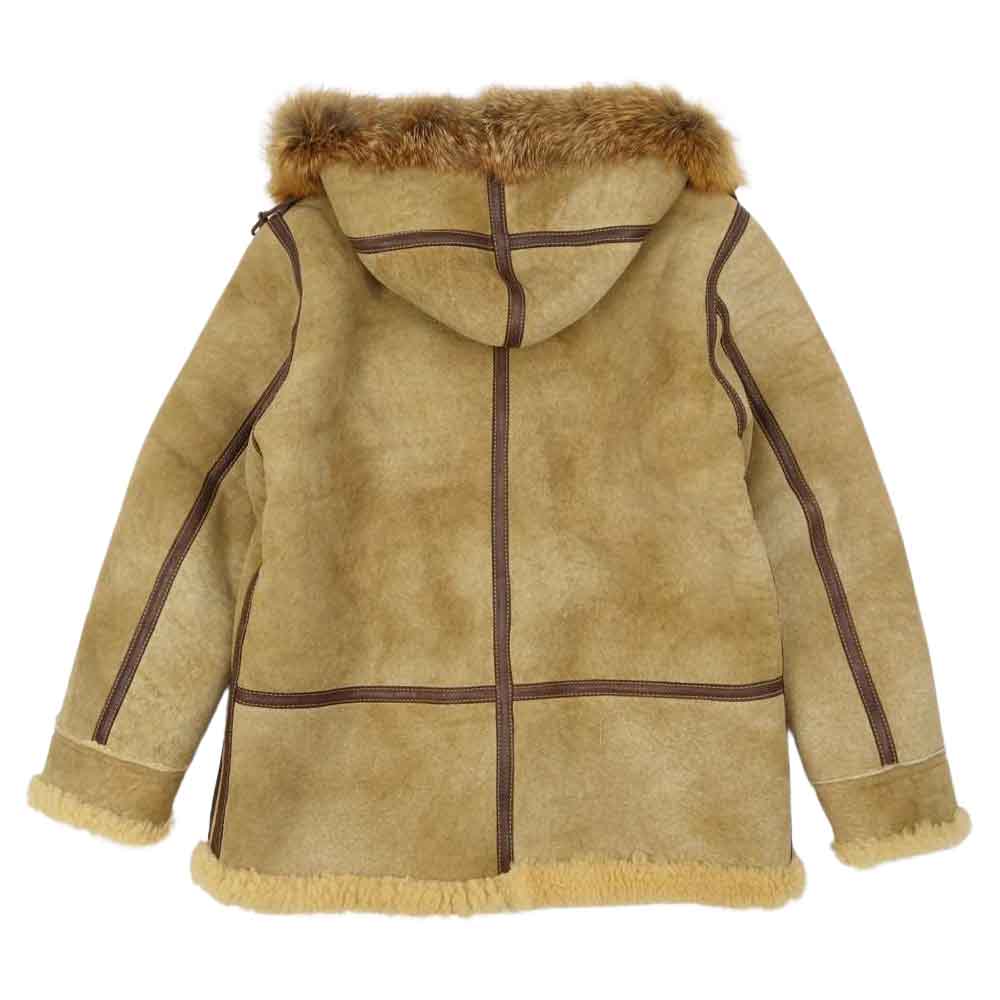 TENDERLOIN テンダーロイン T-7 ホースハイド ムートン ジャケット ライトブラウン系 XS【中古】