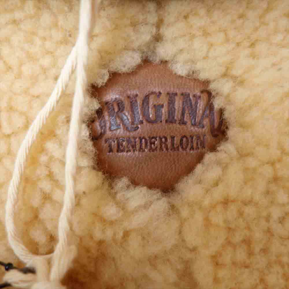 TENDERLOIN テンダーロイン T-7 ホースハイド ムートン ジャケット ライトブラウン系 XS【中古】