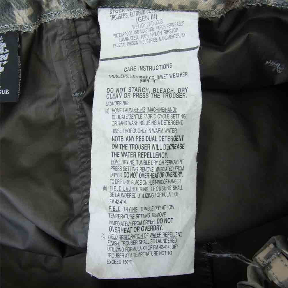 GEN 3 ecwcs level 6 ミリタリー パンツ カーキ系 M【中古】