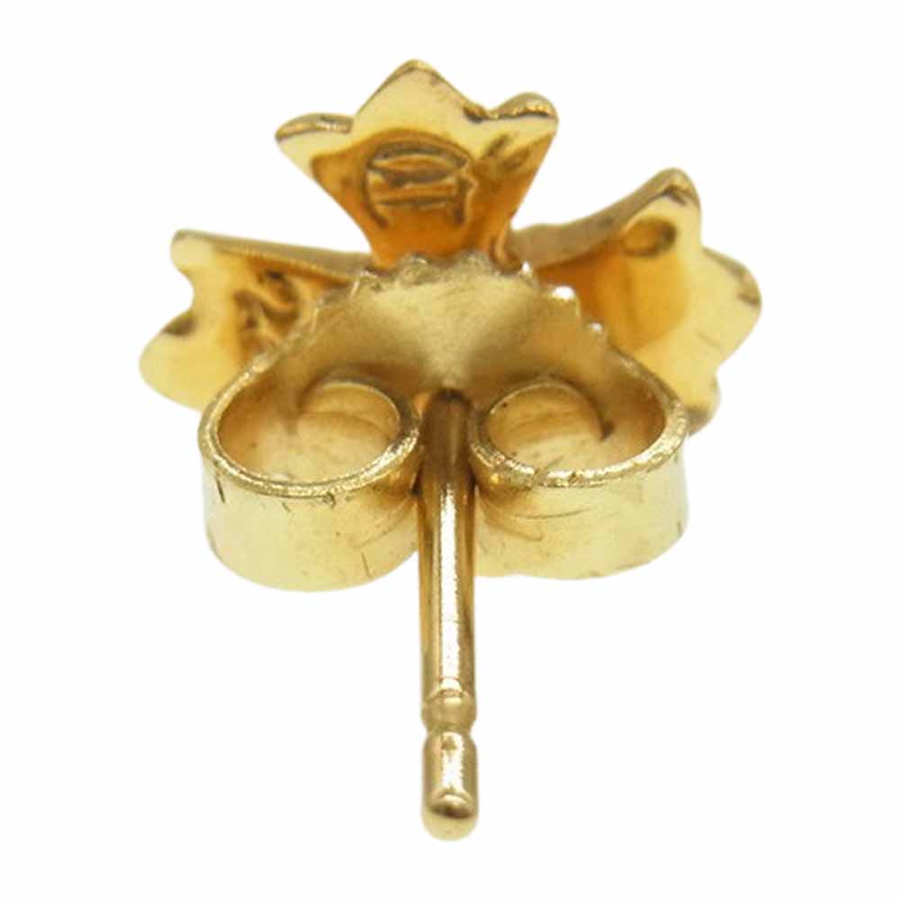 CHROME HEARTS クロムハーツ（原本有） 22K CHプラス スタッドピアス ダイヤ ゴールド系【中古】