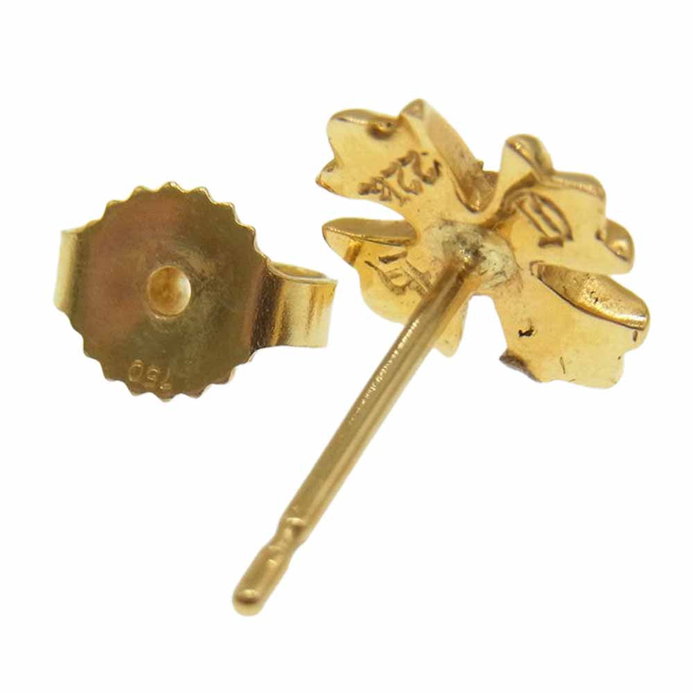 CHROME HEARTS クロムハーツ（原本有） 22K CHプラス スタッドピアス ダイヤ ゴールド系【中古】