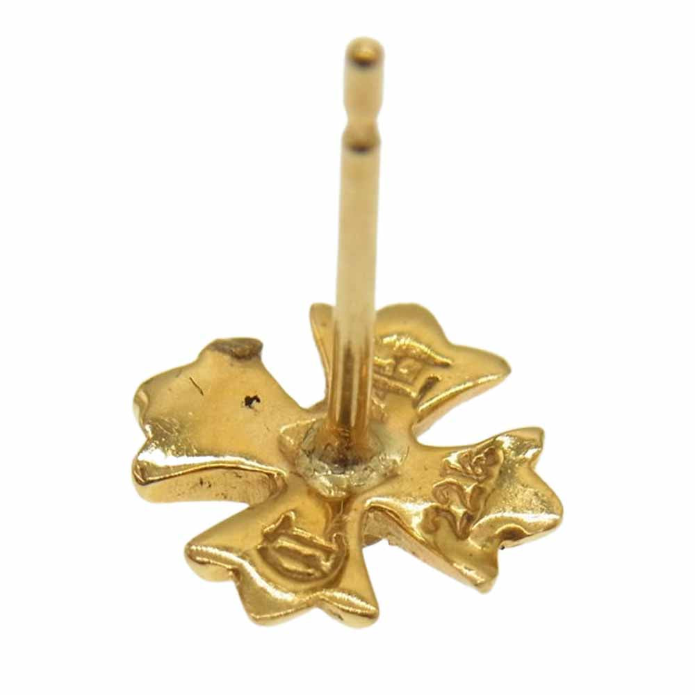 CHROME HEARTS クロムハーツ（原本有） 22K CHプラス スタッドピアス ダイヤ ゴールド系【中古】