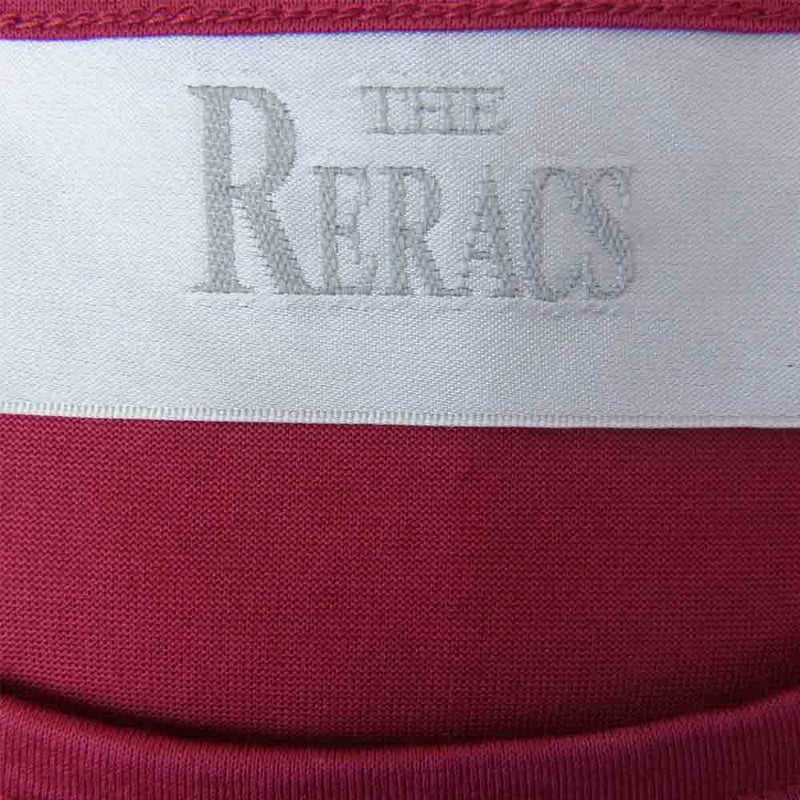 THE RERACS ザリラクス コットン 半袖 tシャツ ワインレッド系 2【中古】