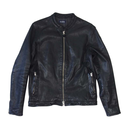 JOURNAL STANDARD ジャーナルスタンダード ゴートレザー シングル ライダース ジャケット ブラック系 M【中古】