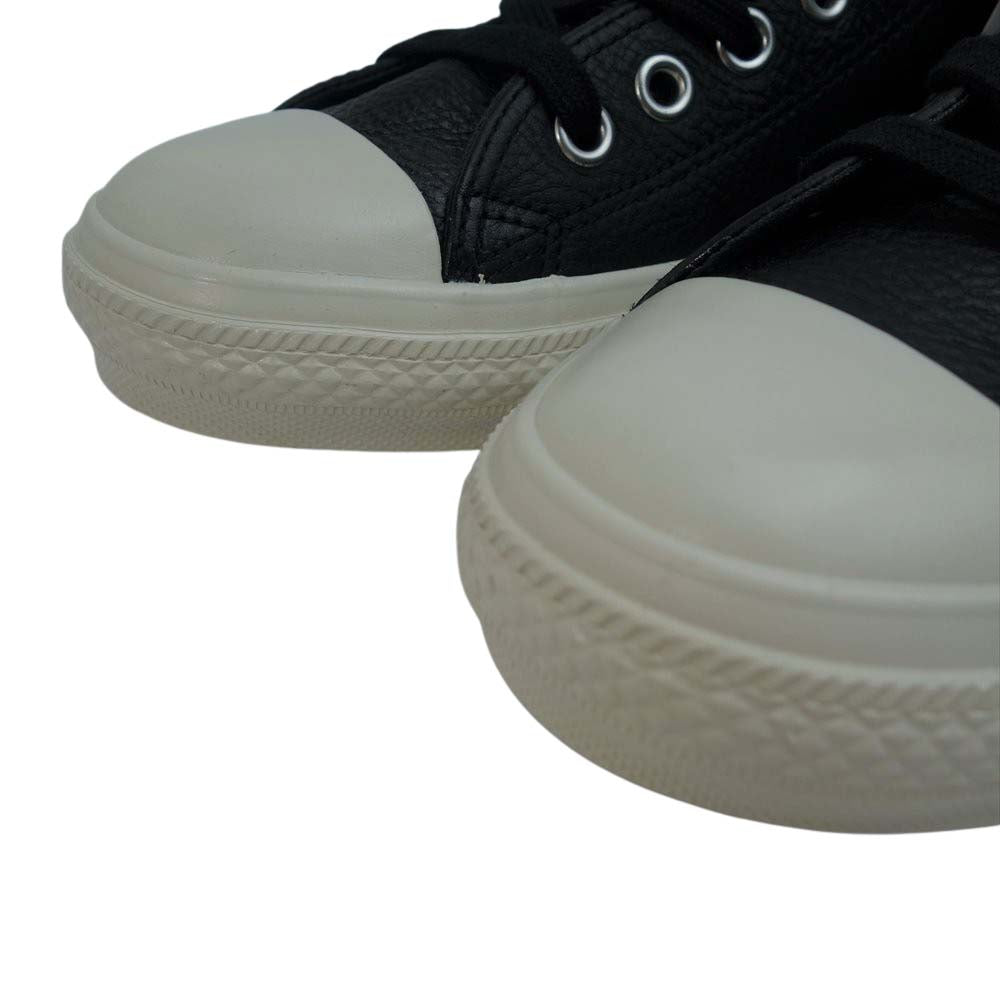 CONVERSE コンバース 1CL875 MHL マーガレットハウエル ALL STAR レザー オールスター US9 ブラック系 ホワイト系 27.5【新古品】【未使用】【中古】