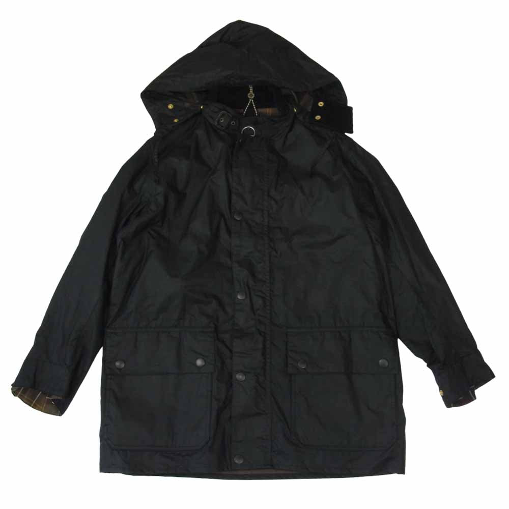 Barbour バブアー LWX1024BK11 MH SHORT URSULA JACKET オイルド ジャケット ブラック系 2【新古品】【未使用】【中古】