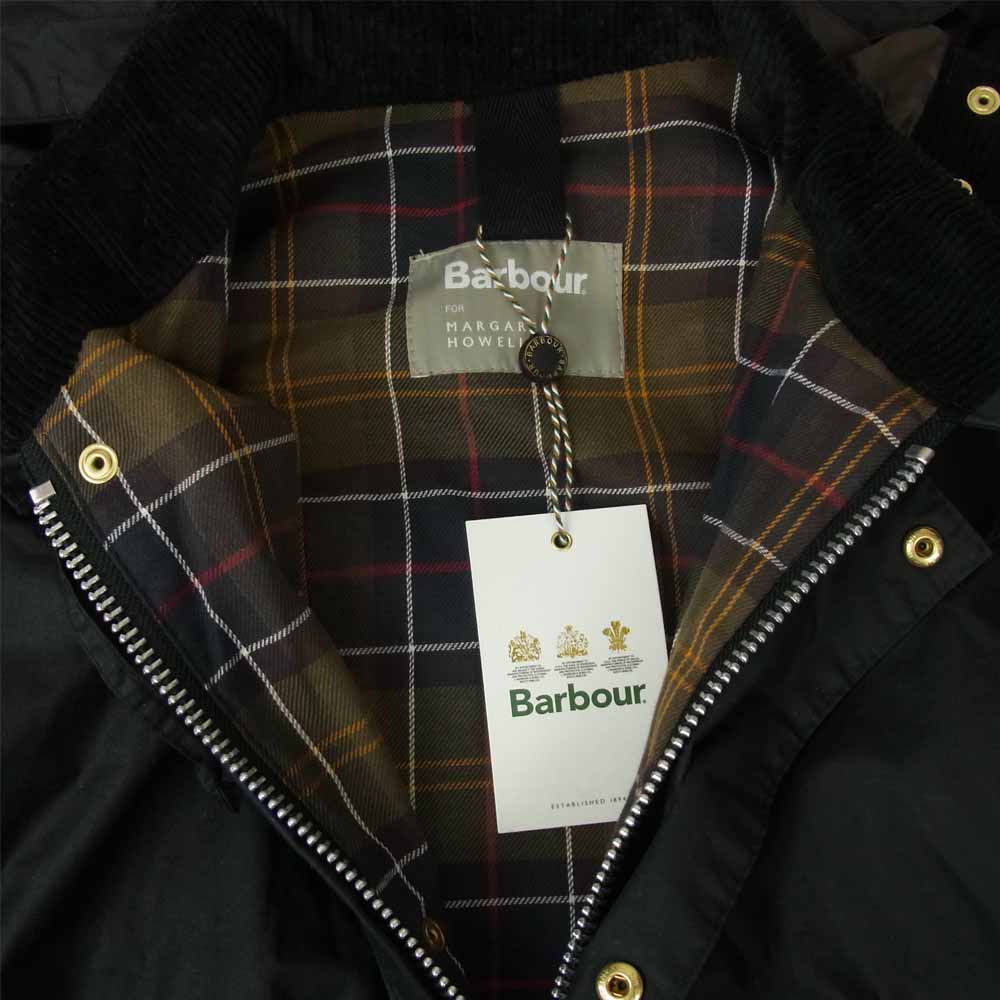 Barbour バブアー LWX1024BK11 MH SHORT URSULA JACKET オイルド ジャケット ブラック系 2【新古品】【未使用】【中古】
