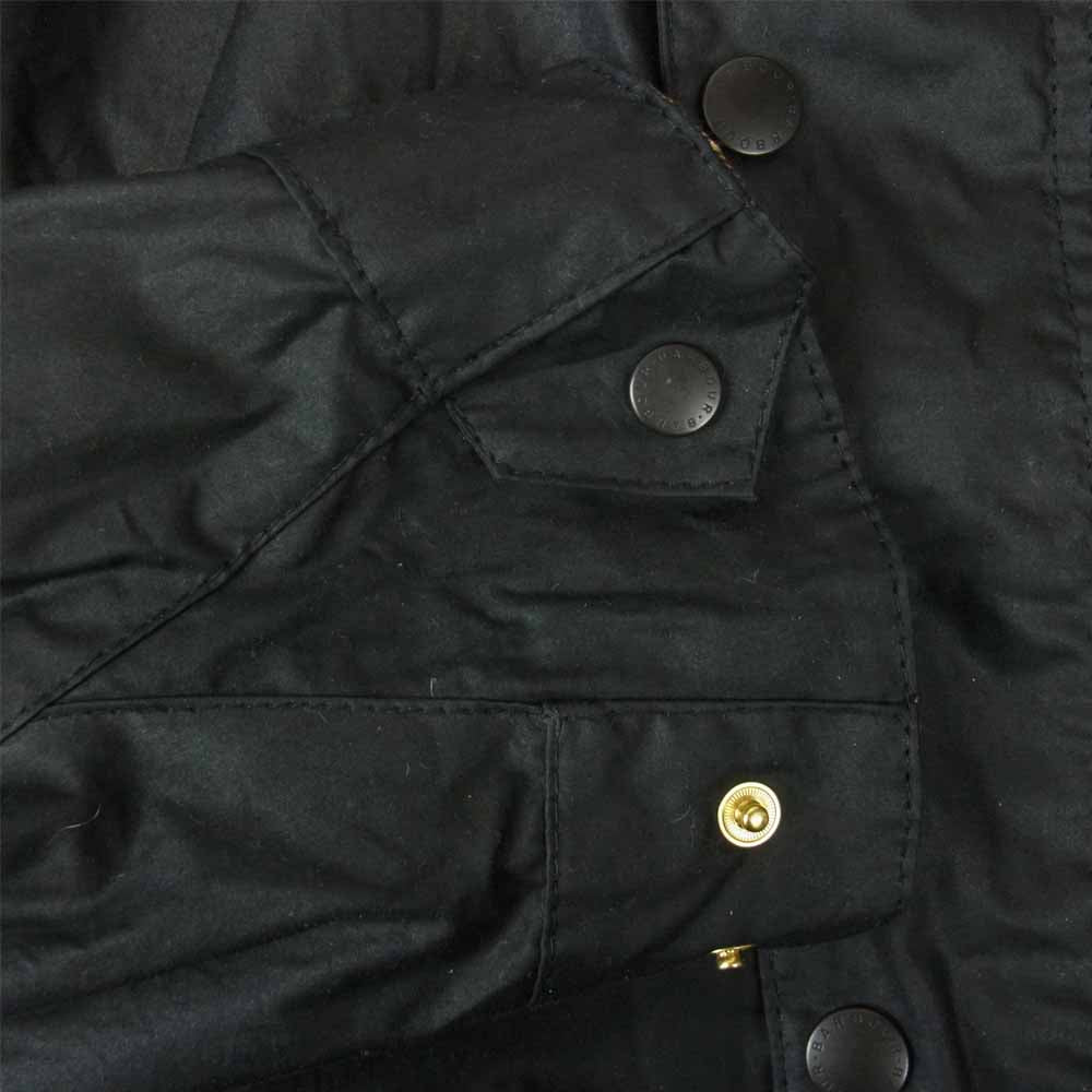 Barbour バブアー LWX1024BK11 MH SHORT URSULA JACKET オイルド ジャケット ブラック系 2【新古品】【未使用】【中古】