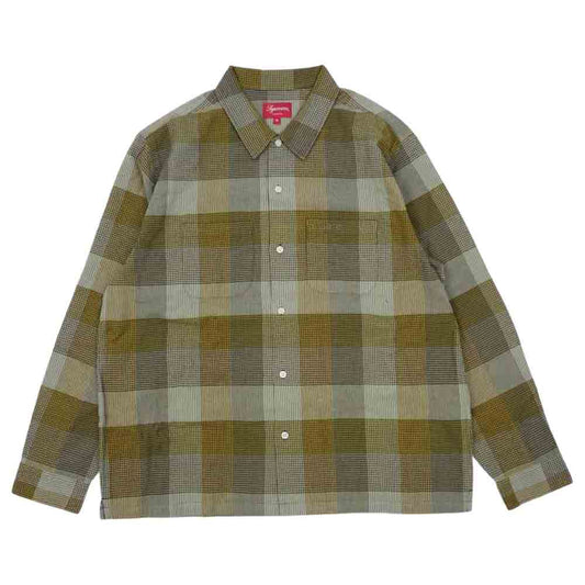 Supreme シュプリーム 21AW Plaid Flannel Shirt チェック フランネル シャツ XL【美品】【中古】