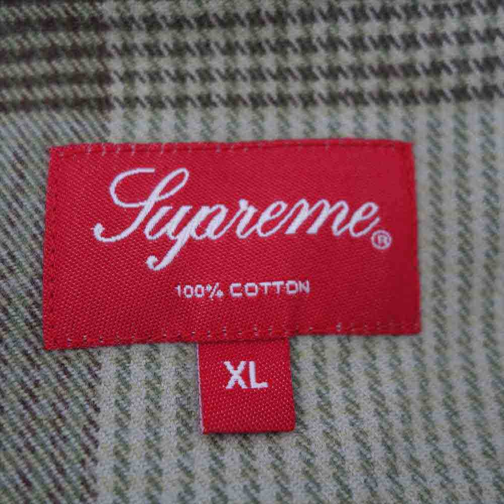 Supreme シュプリーム 21AW Plaid Flannel Shirt チェック フランネル シャツ XL【美品】【中古】