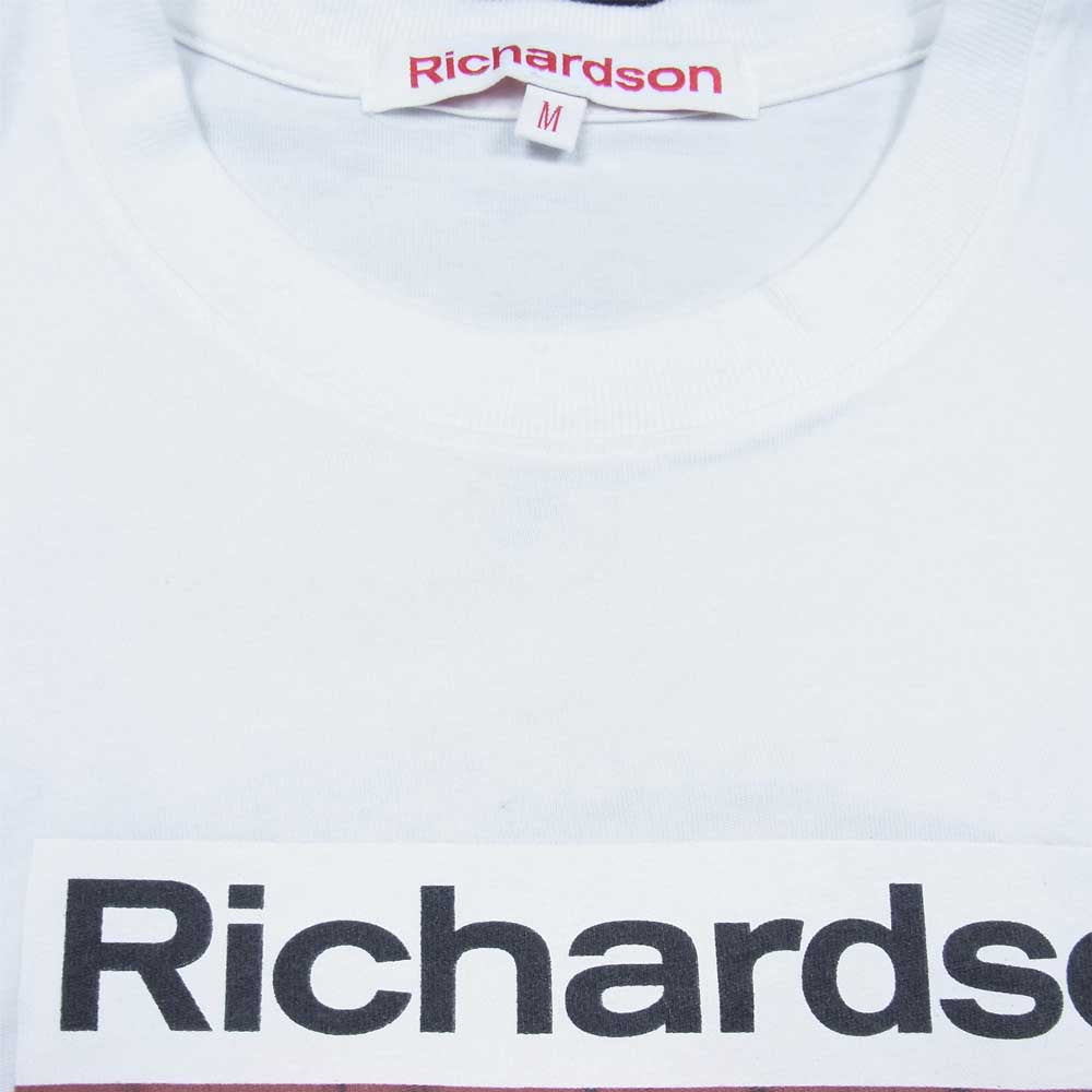 リチャードソン A9 プリント 半袖Tシャツ USA製 コットン ホワイト系 M【中古】