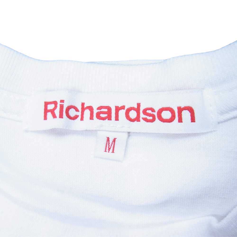 リチャードソン A9 プリント 半袖Tシャツ USA製 コットン ホワイト系 M【中古】