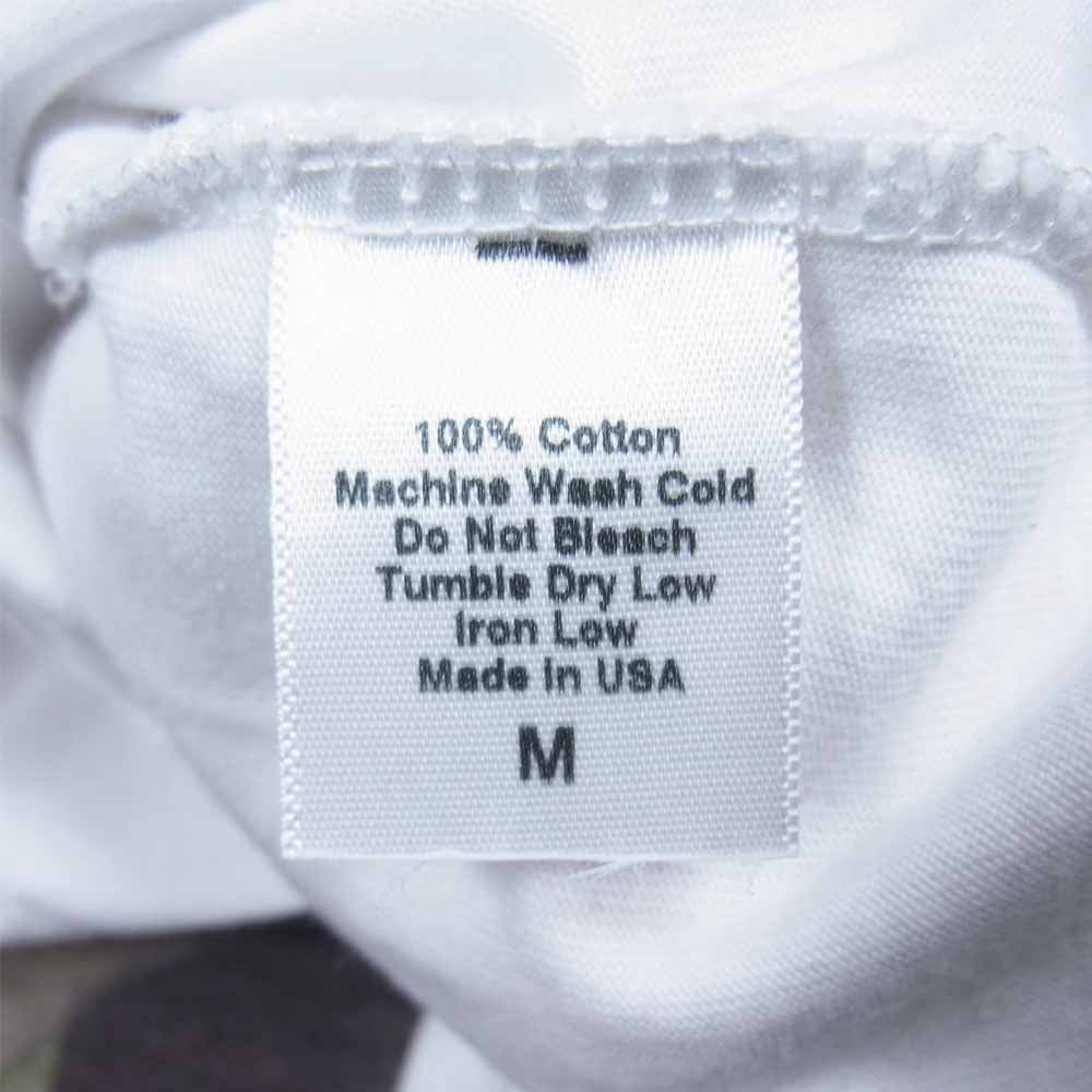 リチャードソン A9 プリント 半袖Tシャツ USA製 コットン ホワイト系 M【中古】