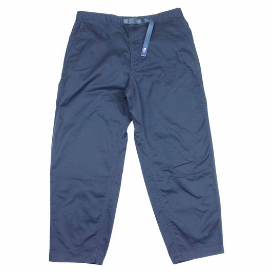 THE NORTH FACE ノースフェイス NT5052N PURPLE LABEL パープルレーベル Stretch Twill Wide Tapered Pants ストレッチ ツイル ワイド テーパード パンツ チャコール系 36【中古】