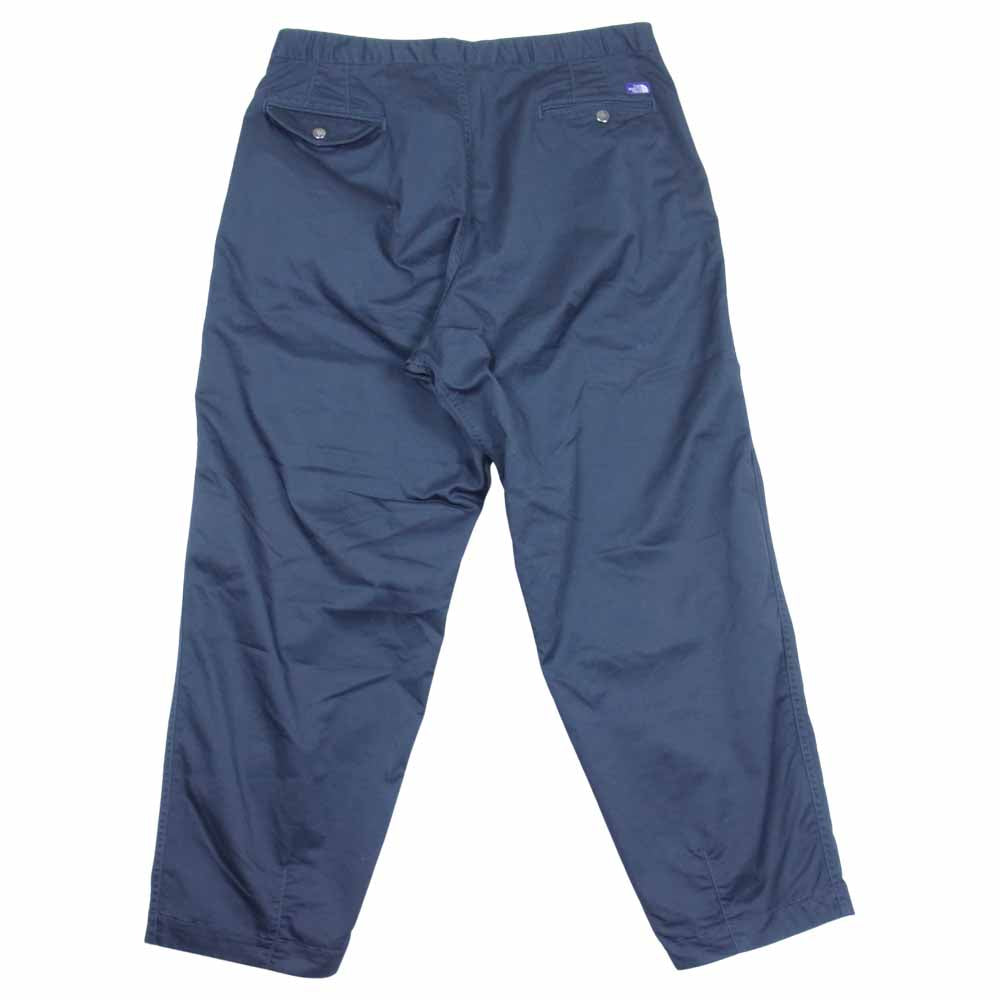 THE NORTH FACE ノースフェイス NT5052N PURPLE LABEL パープルレーベル Stretch Twill Wide Tapered Pants ストレッチ ツイル ワイド テーパード パンツ チャコール系 36【中古】