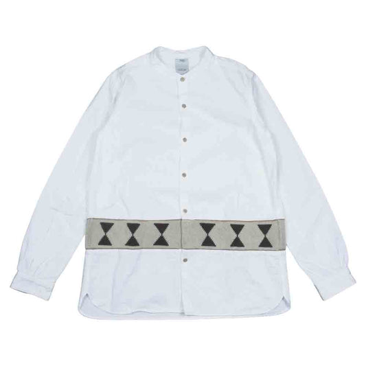 VISVIM ビズビム 16AW 0116205011020 LONG RIDER KNIT EUCLID L/S BLEACHED ロングライダー ニット シャツ ホワイト系 3【中古】