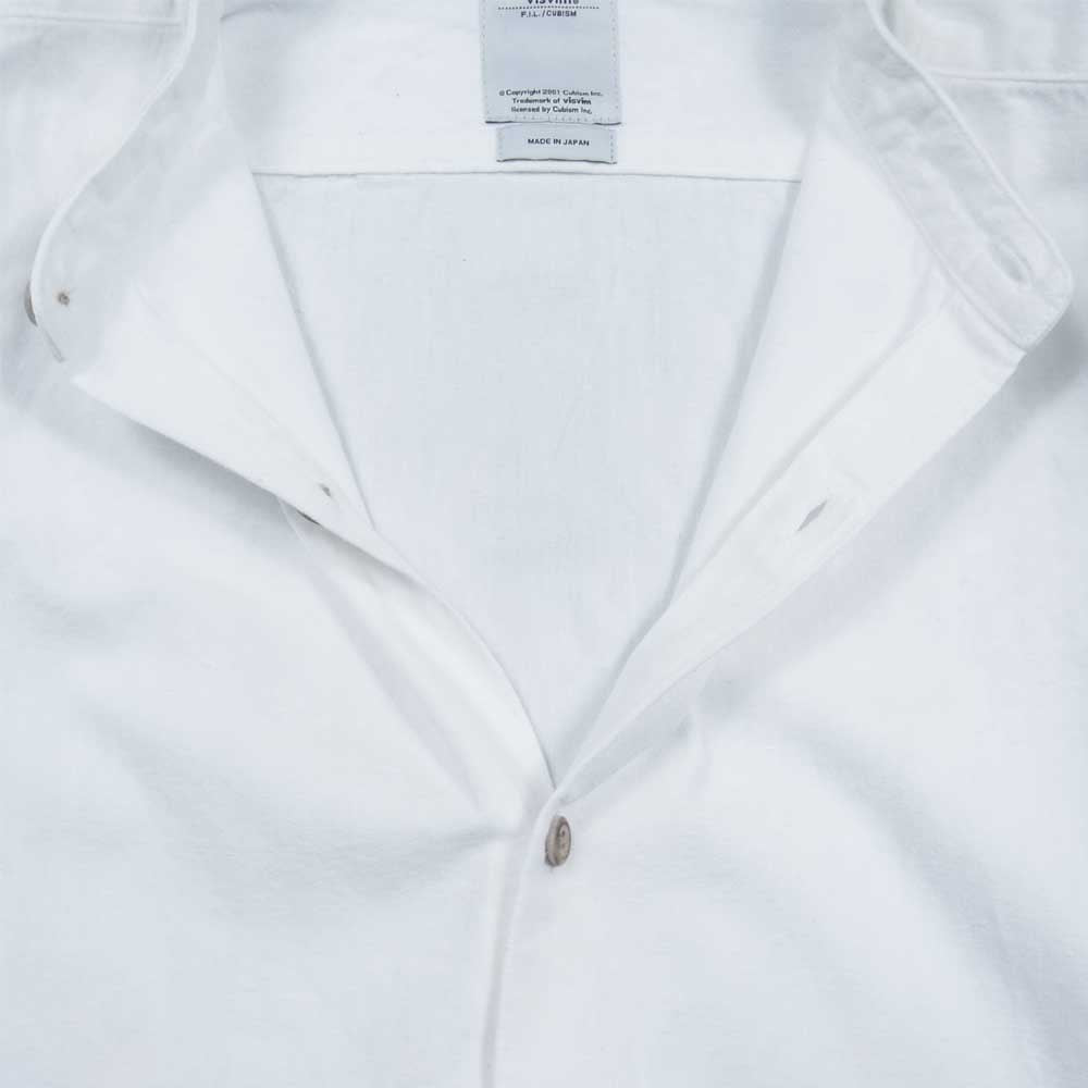 VISVIM ビズビム 16AW 0116205011020 LONG RIDER KNIT EUCLID L/S BLEACHED ロングライダー ニット シャツ ホワイト系 3【中古】