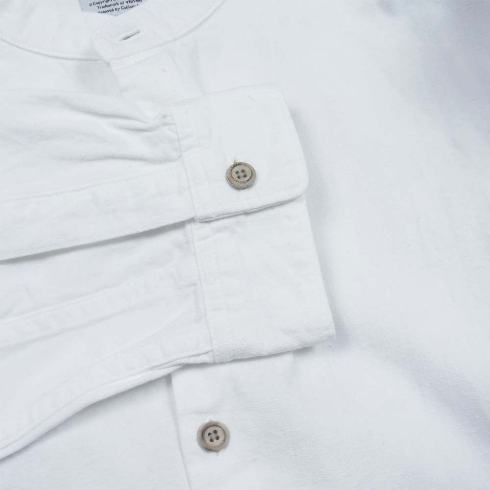 VISVIM ビズビム 16AW 0116205011020 LONG RIDER KNIT EUCLID L/S BLEACHED ロングライダー ニット シャツ ホワイト系 3【中古】