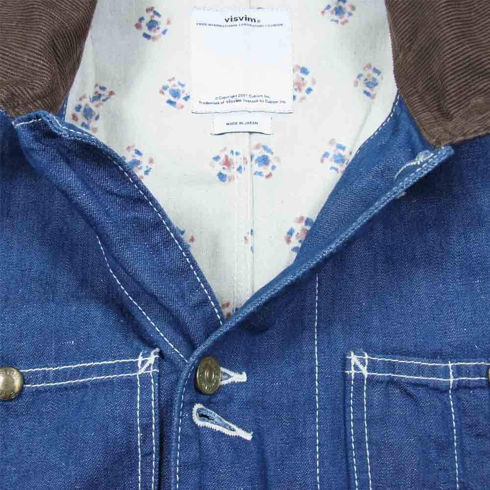 VISVIM ビズビム 13SS 0113105006006 SS COVERALL カバーオール デニムジャケット インディゴブルー系 3【中古】