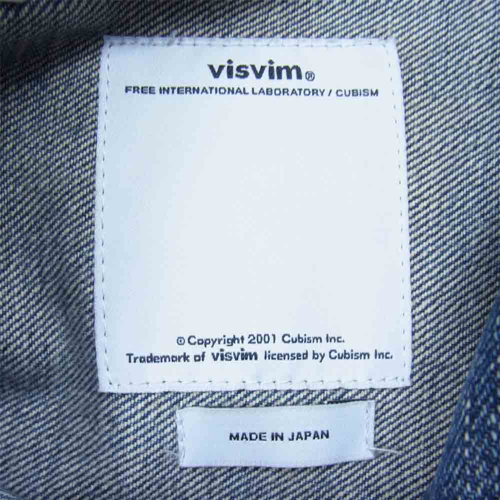 VISVIM ビズビム VS0002003 SOCIAL SCULPTURE 101 JKT デニムジャケット インディゴブルー系 3【中古】