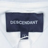 DESCENDANT ディセンダント 18AW 182ATDS-CSM22 日本製 CHANT JERSEY LS Vネック ジャージー ロング スリーブ Tシャツ ホワイト系 S【極上美品】【中古】