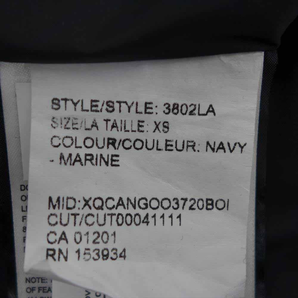 CANADA GOOSE カナダグース 3802LA SHELBURNE PARKA シェルバーン パーカ ダークネイビー系 XS【中古】