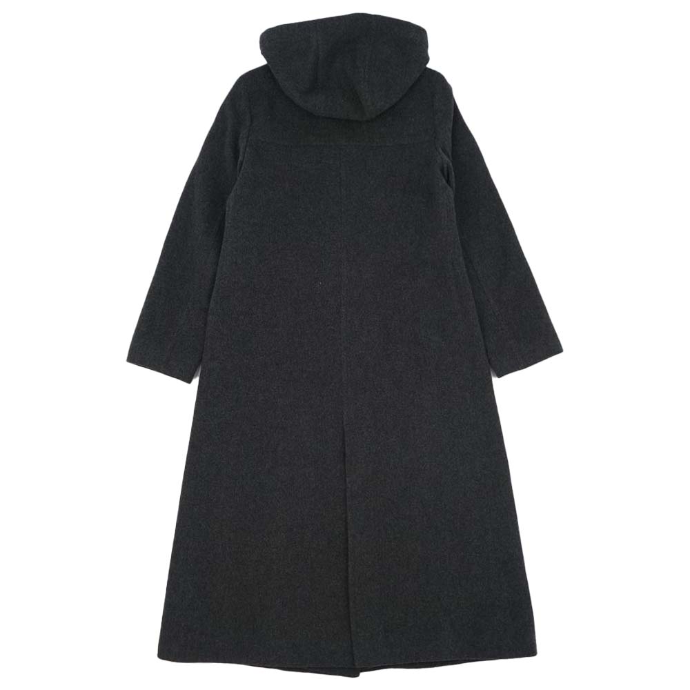 BURBERRY BLUE LABEL バーバリーブルーレーベル フード付き ウール コート グレー系 38【中古】